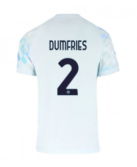 Günstige Inter Milan Denzel Dumfries #2 Auswärtstrikot 2025-26 Kurzarm